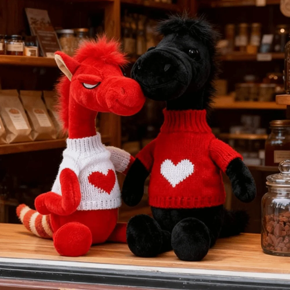 Caballo de peluche suave para niños – 30 cm