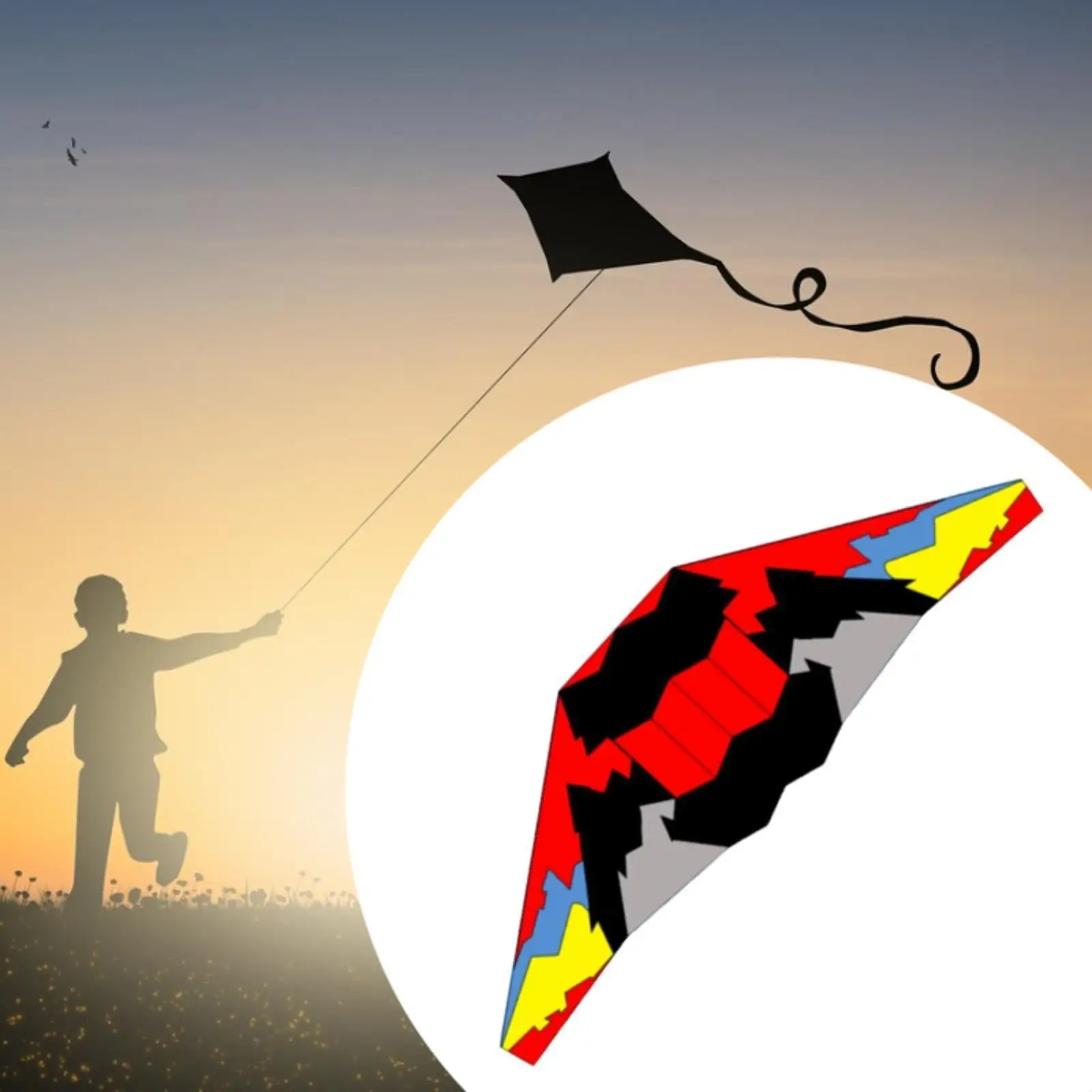Glider Kites for Adults Portable Children Game Activity for Lawn Travel Yard
