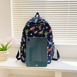 Mochila infantil dinosaurio – Set escolar con fiambrera y estuche