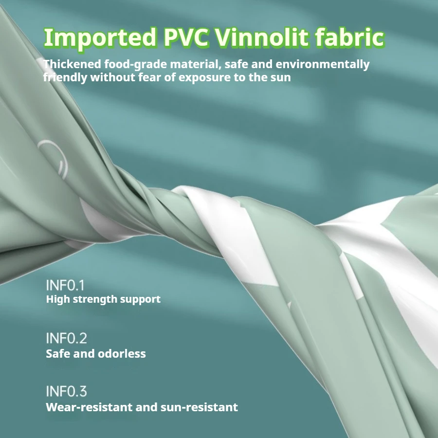 Piscina inflable para familia de bebés, piscinas grandes, sombrilla extraíble, juguetes de piscina para niños para interiores y exteriores, juego de fiesta - imagen 3