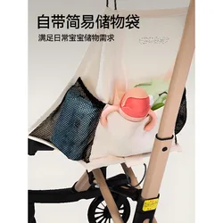 Carrito de bebé plegable ligero con asiento reclinable para paseo