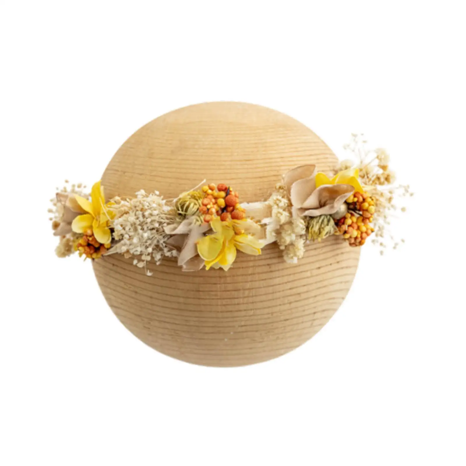 Newborn Flower Headband 0-6 Months Party Kids Birthday Adjustable Hairband