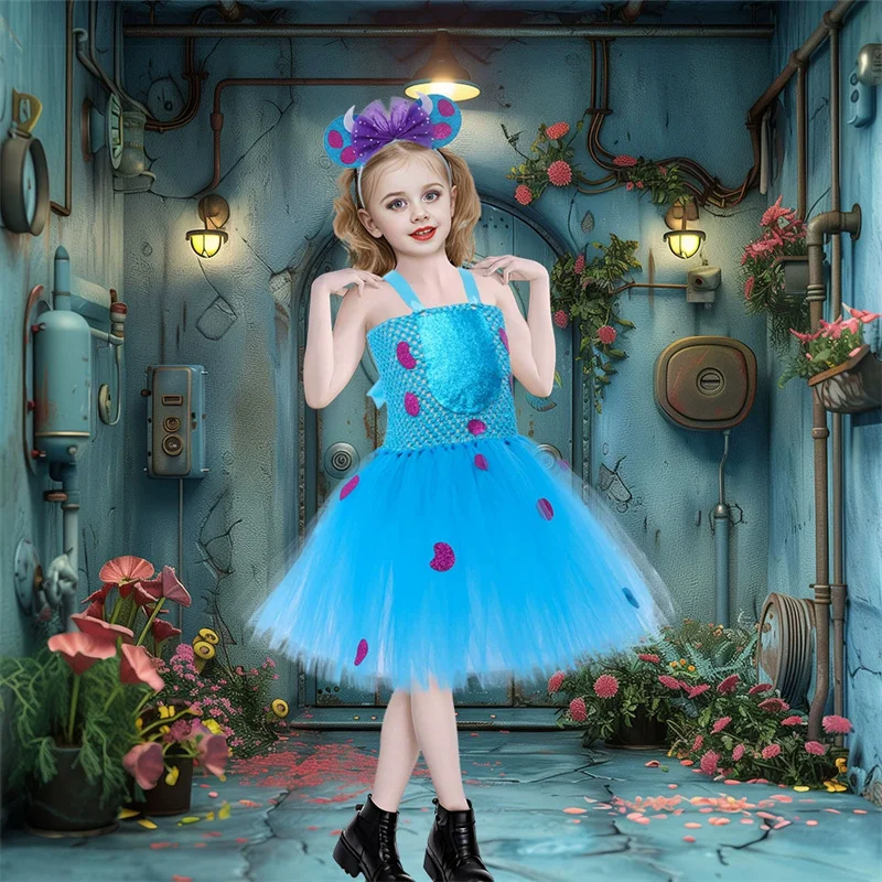 Vestido tutú de princesa para niñas – Ideal en fiesta y Halloween - imagen 4