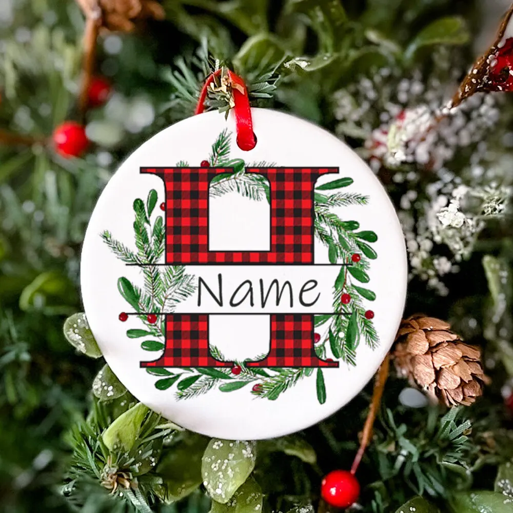 Adorno navideño para bebé con nombre grabado – Recuerdo de Navidad - imagen 5