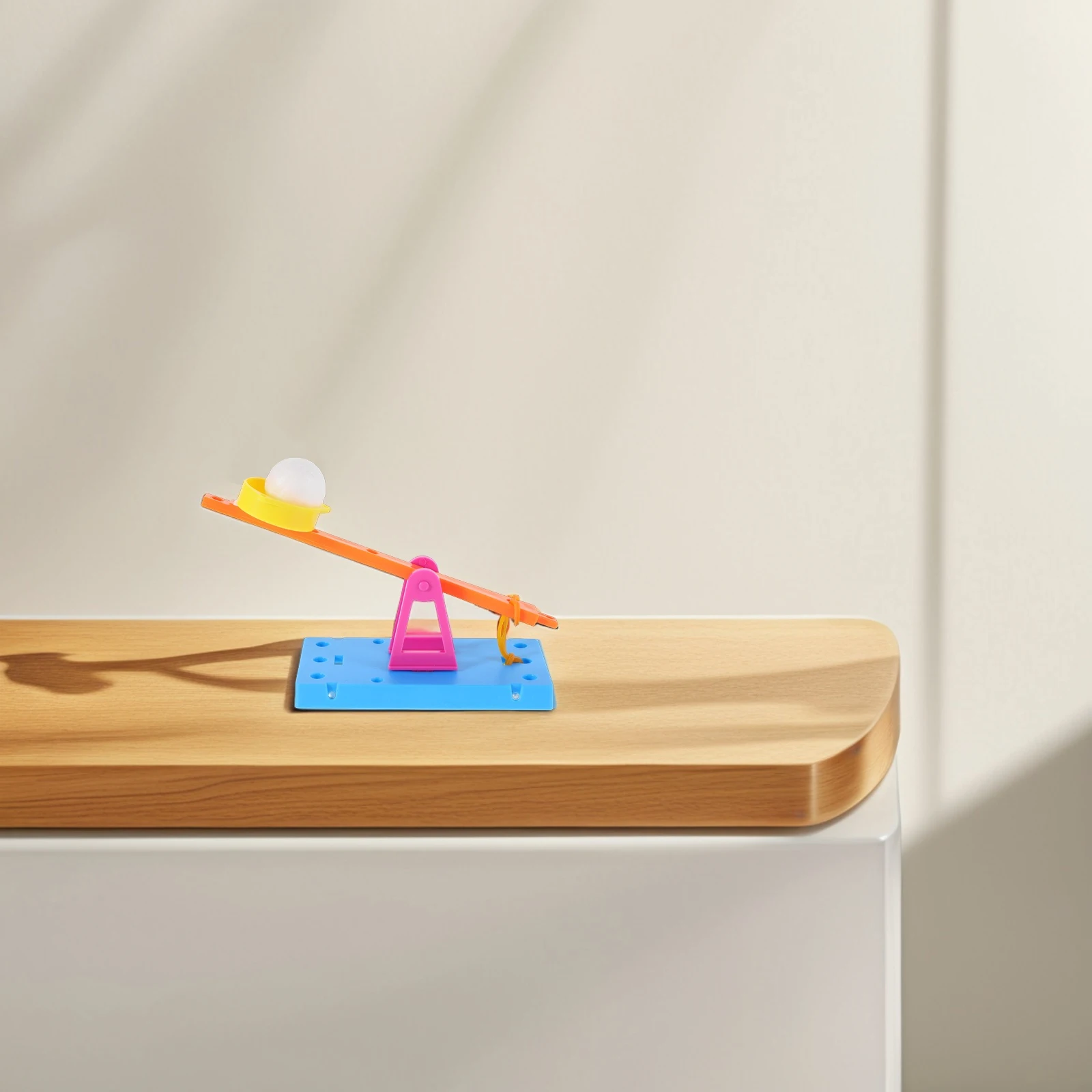 Paquete de Material de experimento científico, Kit de catapulta DIY, juguetes para niños, manualidades de juegos de coches, Kits de ingeniería física con vástago de construcción - imagen 2