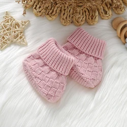 Botitas de bebé recién nacido – Calzado tejido cálido para 0-18 meses