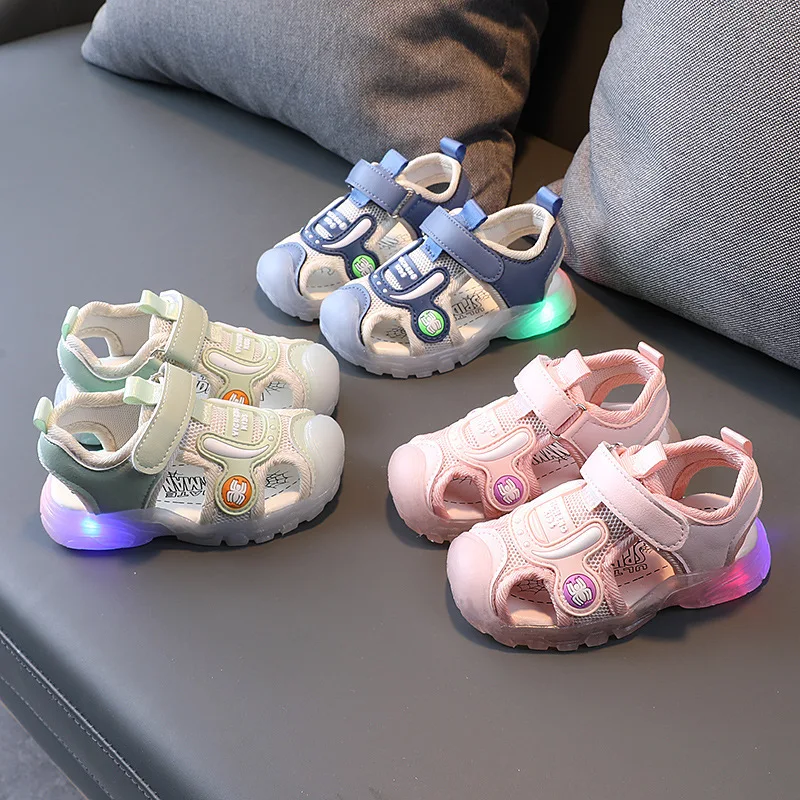 Sandalias deportivas niñas con luces – Suela antideslizante y cómodas - imagen 4