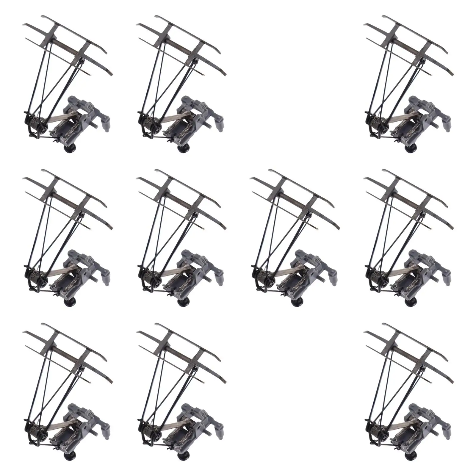 10Pcs Train Model Arm Pantographs Bow Landscape Building Kit DIY Model