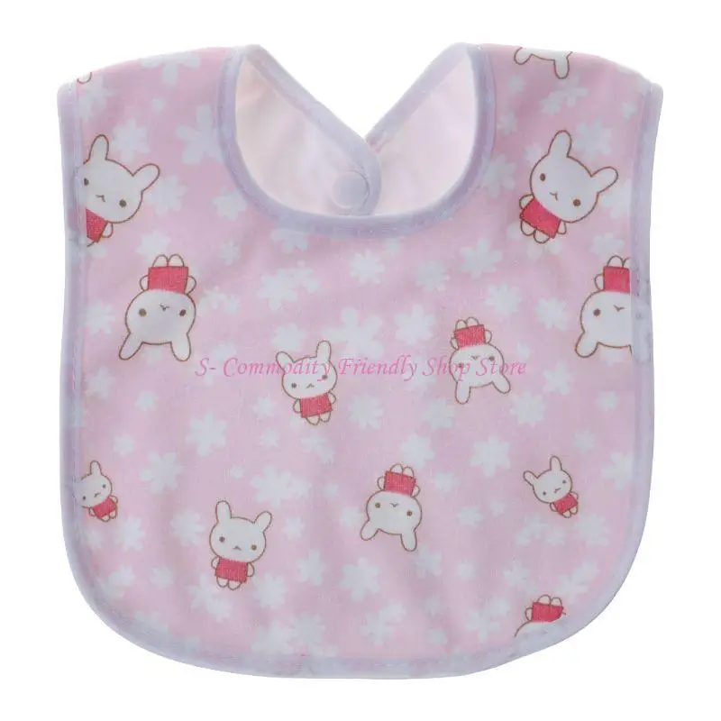 85AE Baberos para niñas recién nacidas, toalla para Saliva babeante, Estilo bohemio, algodón, dibujos animados - imagen 2