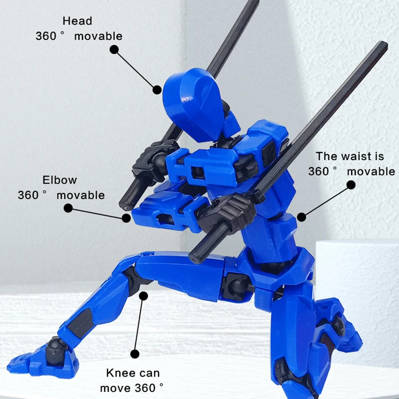 Figura de acción Titan articulada estilo Lucky – Juguete 3D - imagen 4