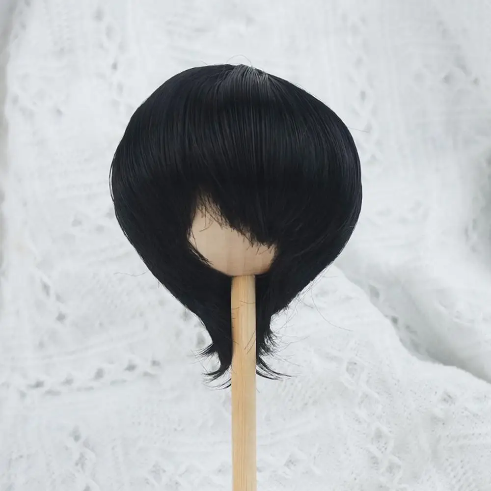 Peluca BJD pelo corto – Fibra resistente al calor para muñecas - imagen 5