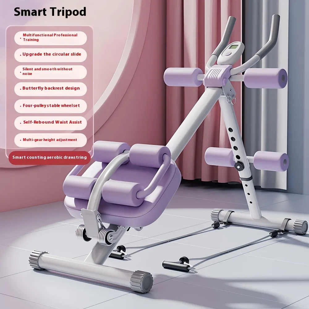 Máquina de abdominales plegable con soporte lumbar para casa - imagen 5