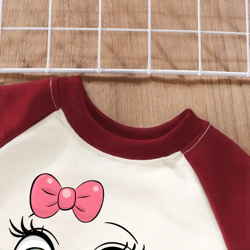 Conjunto chándal con capucha manga larga para niña primavera - imagen 5