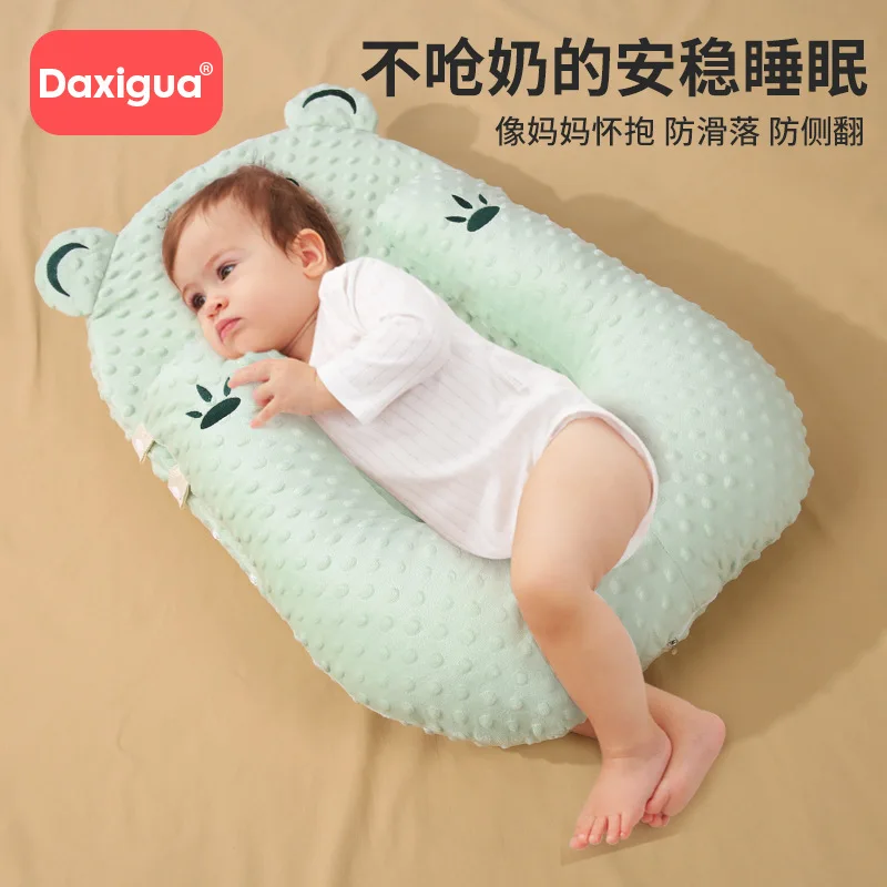 Almohada antiasfixia antiderrames para recién nacidos, dispositivo de alimentación, almohada de lactancia, almohadilla reclinable, previene la regeneración de la leche - imagen 4