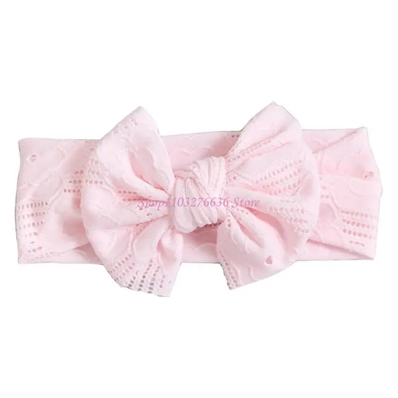 Diadema con lazo elástico para niñas - Tocado fotográfico suave
