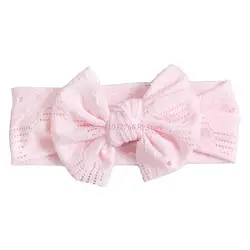 Diadema con lazo elástico para niñas - Tocado fotográfico suave