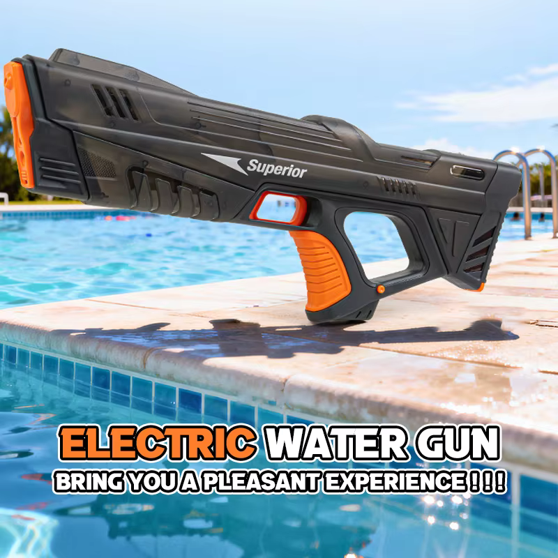Pistola de agua eléctrica infantil – Diversión en piscina y playa - imagen 3