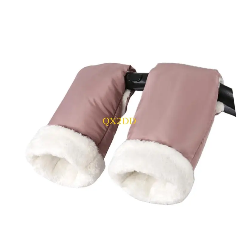 Manoplas impermeables para carrito de bebé con forro térmico - imagen 3