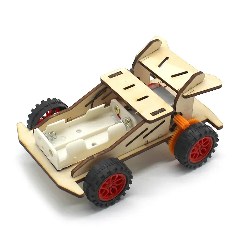 Pequeño estudiante de carreras tecnología Diy pequeña producción Material ensamblado a mano bolsa modelo de juguete - imagen 5