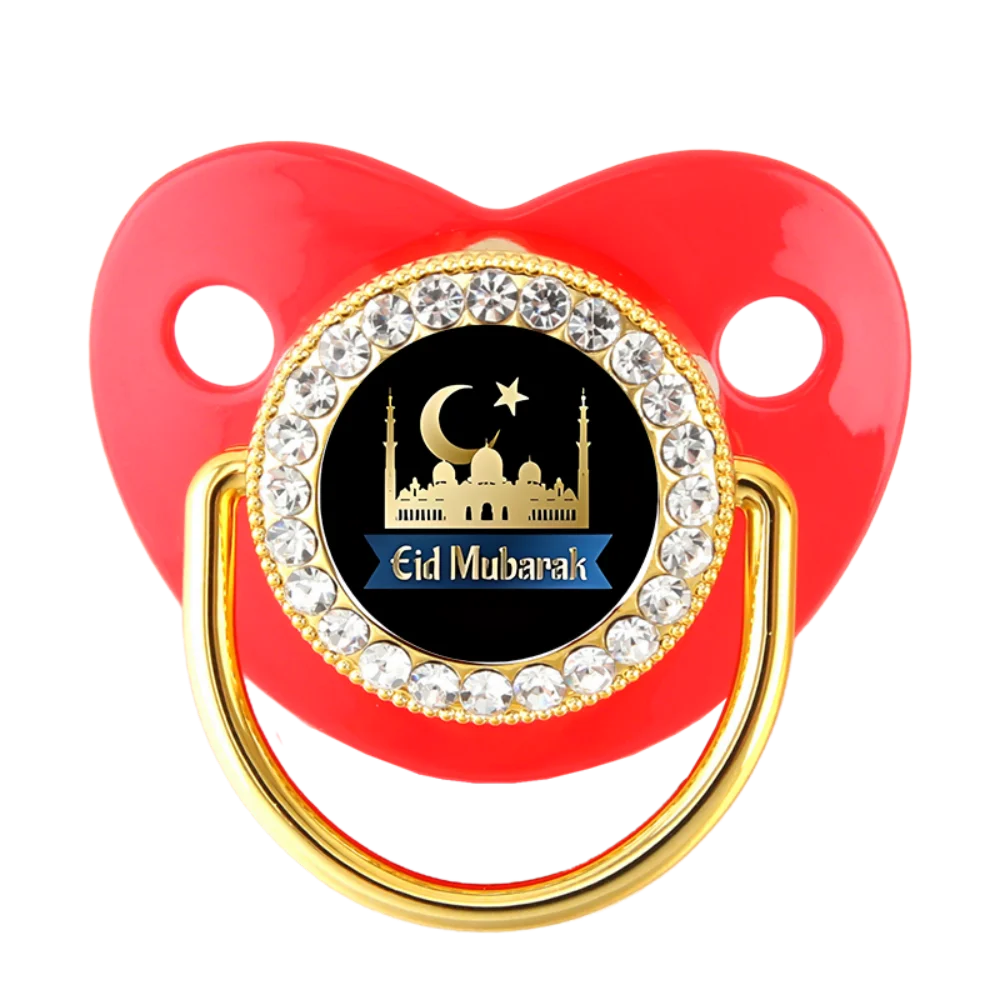 [Juguetes para masticar para recién nacidos] chupete musulmán para bebés, pezones de silicona para bebés sin bisfenol, juguetes para la dentición para recién nacidos, Navidad - imagen 2
