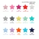 10pcs Mix Star