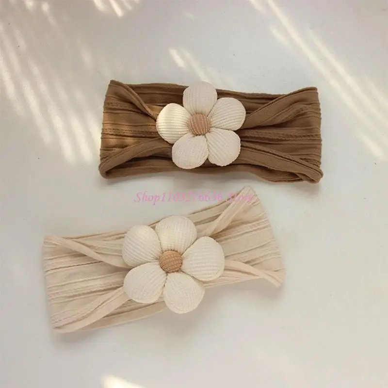 R6FD Elemento flores Cabello elástico para niñas para niñas Accesorio para cabello infantil - imagen 4