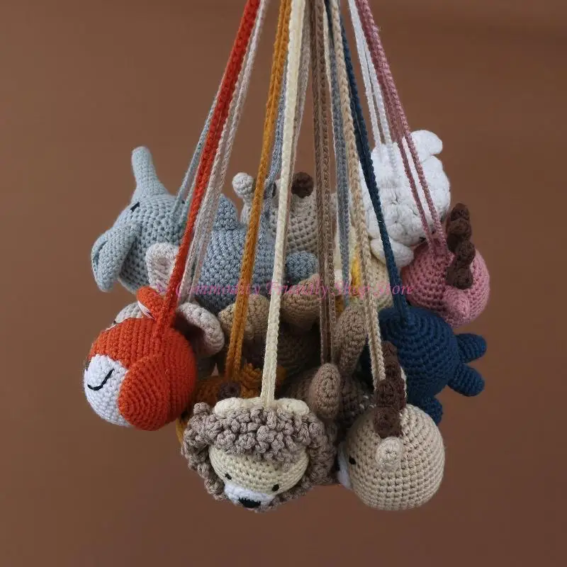 85ae Cama para bebé Animal Suministros algodón Decoración algodón con Inside Interactive Toy infantil Regalo para - imagen 3