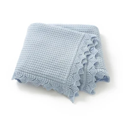 Manta suave de algodón para bebé – Ideal para cochecito y moisés