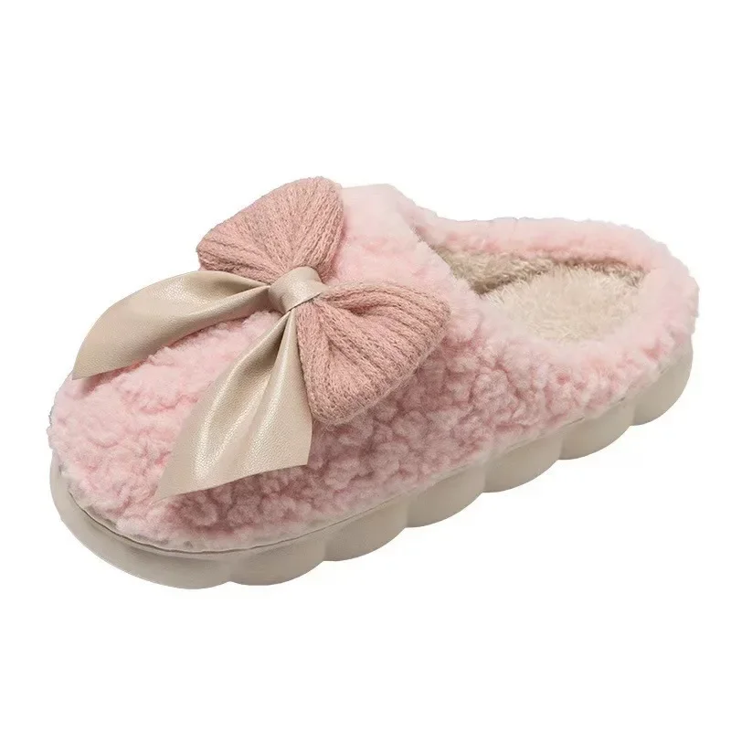 Zapatillas de felpa antideslizantes para niños con suela gruesa - imagen 5