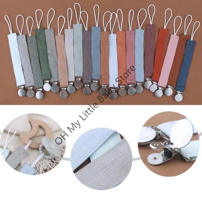 M76C 4 ​​unids/pack chupete bebé Clips cadena libre BPA soporte con pinza para chupete Cadena chupete - imagen 4