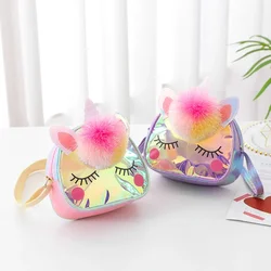 Bolso de unicornio de dibujos animados para niños: lindo diseño cruzado/de un solo hombro, ¡ide para el almacenamiento escolar! Adorable, práctico: compañera perfecta