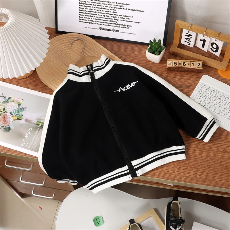 Chaqueta béisbol niño – Abrigo ligero primavera/otoño - imagen 2