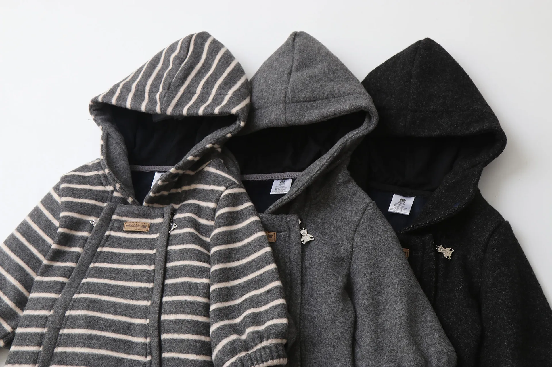 2025 invierno nuevo bebé niños cálido Sudadera con capucha FootiesThicken forro niños monos niño niños traje cortavientos - imagen 3