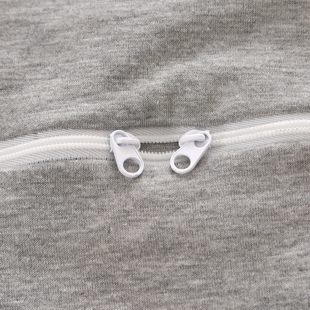 PANGDUBE-almohada de algodón en forma de J para mujeres embarazadas, almohada para dormir, cuidado del embarazo, almohada de lactancia para embarazadas, 1,8 KG - imagen 5