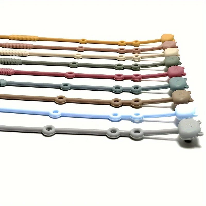 Cadena anticaída para chupete – Soporte seguro de silicona - imagen 5