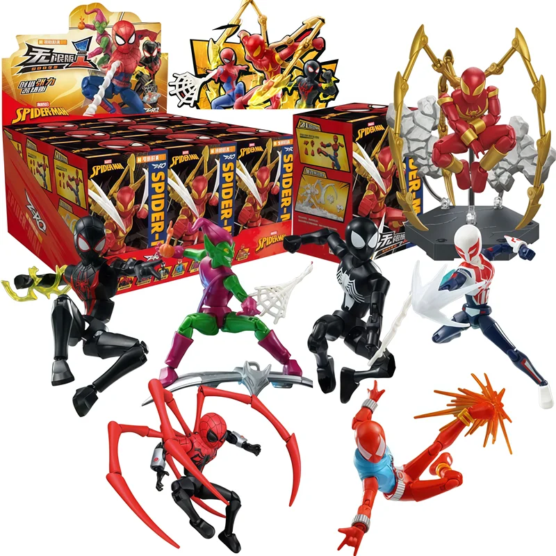 Keeppley Spider-Man: No Way Home ‌   Araña de hierro, araña escarlata, Miles Morales, duende verde, figura de Anime, juguetes de bloques de construcción, regalos