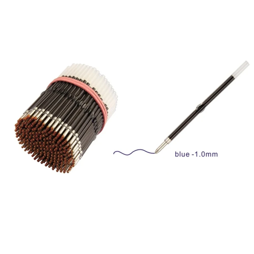 Kovict 200-2000 Uds bolígrafo con cuentas 62mm recambio de bolígrafo tinta negra azul roja bolígrafo de escritura con cuentas de plástico suministros escolares y de oficina - imagen 5