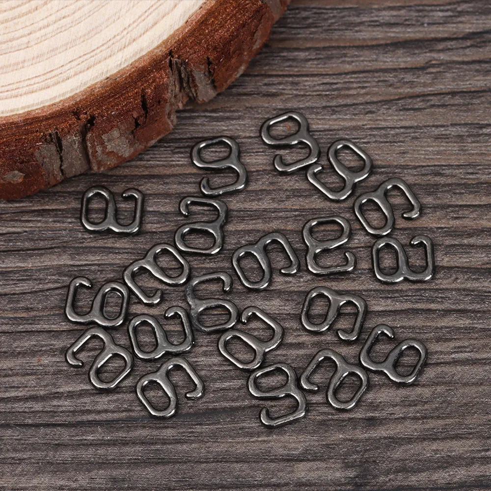 Bolsas de zapatos para muñecas, 9 ganchos de hebilla, Mini botones de Metal para ropa de muñecas, ganchos para sujetador y deslizadores, ajustadores de correa, 20 Uds. - imagen 3