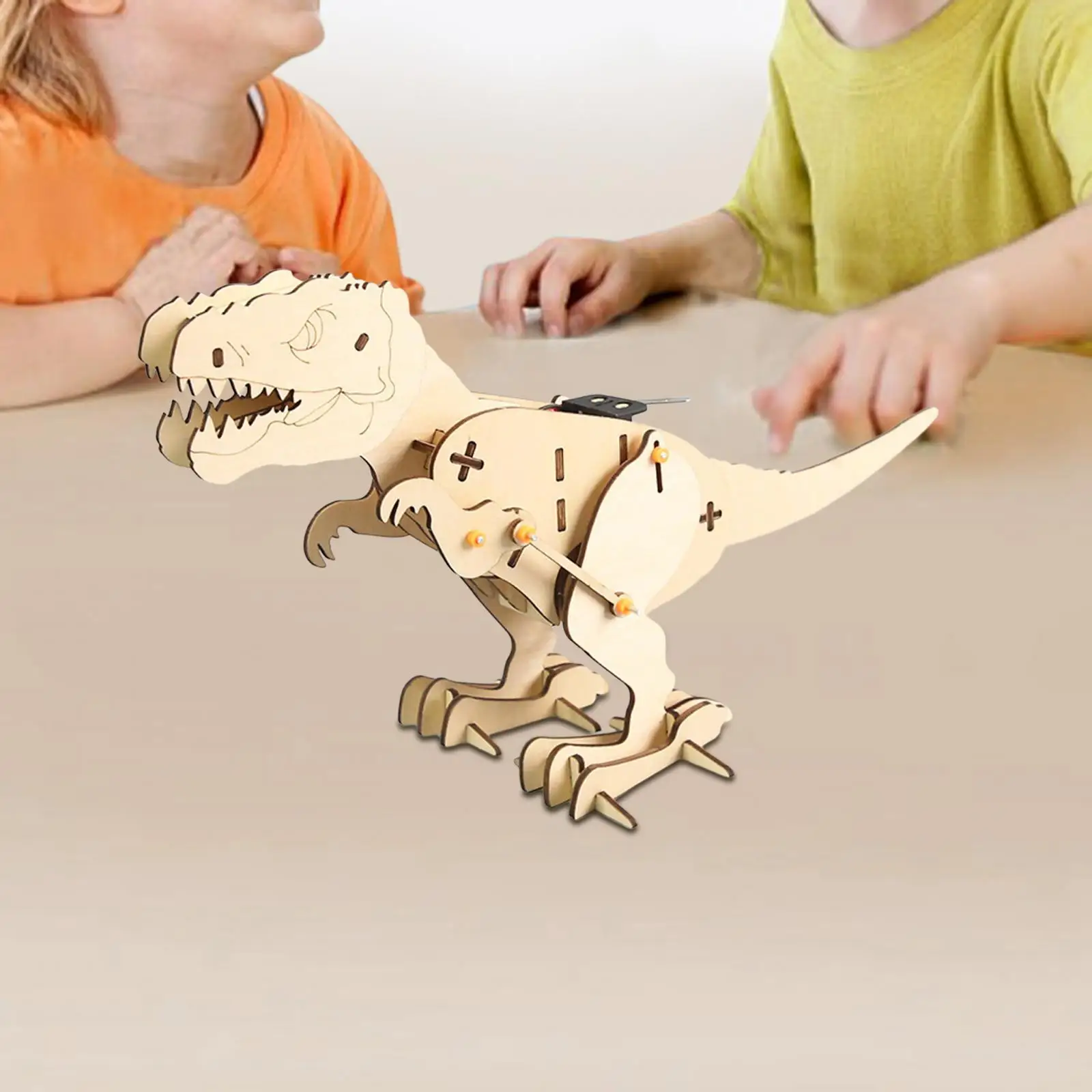 3D Wooden Puzzle Model Robot Kits Science Experiment for Children Kids Beginner Teaching Prop Science Kits for Kids Age 5-7