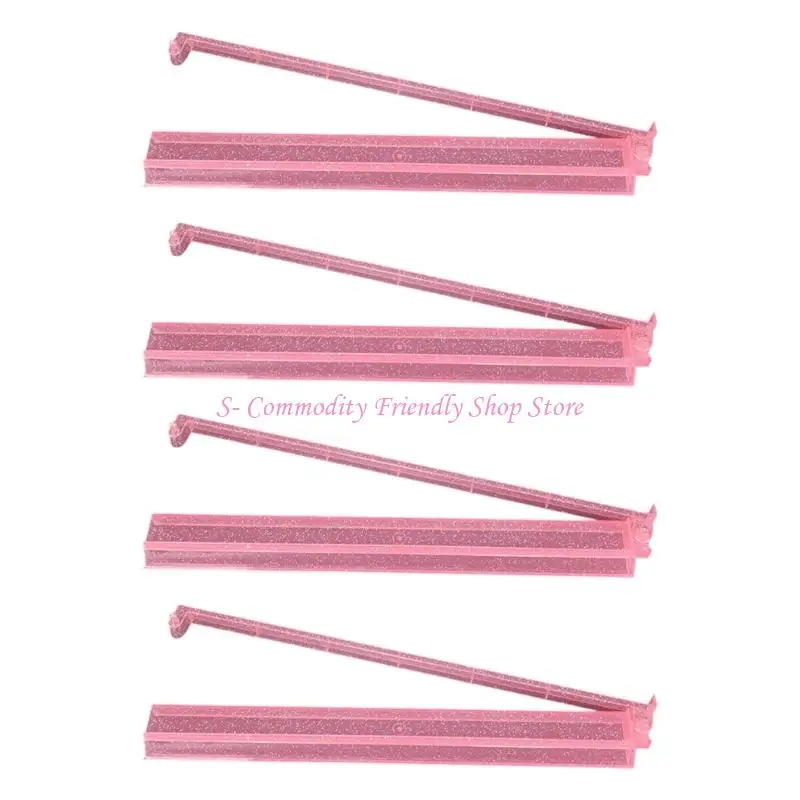 85AE Professional Mahjong Accesorios 4 PPC Clear acrílico Mahjong Racks con empujador - imagen 3