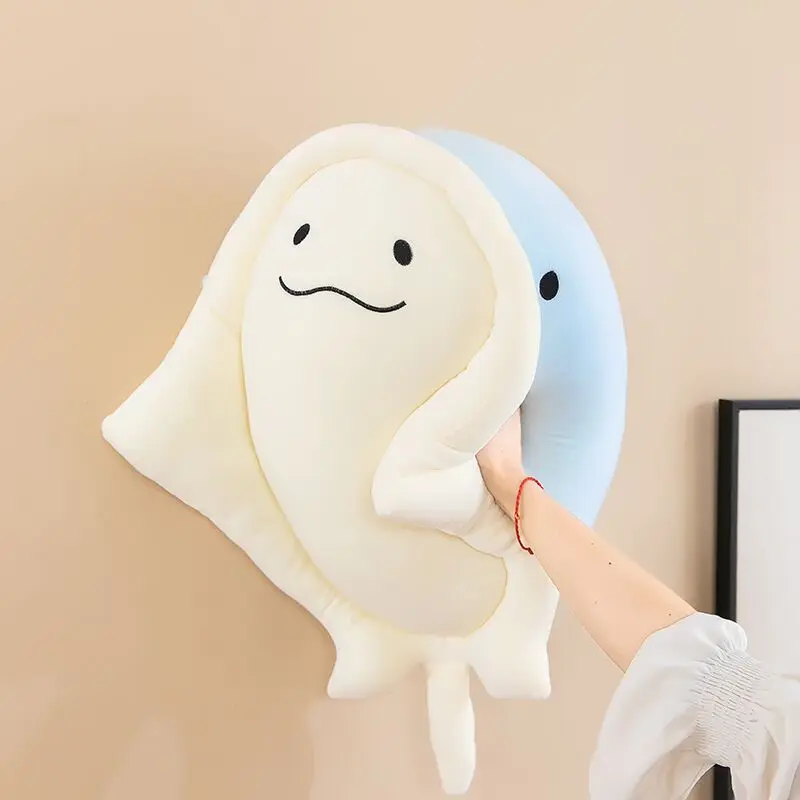 Peluche kawaii manta ray almohada pez suave para dormir regalo - imagen 3