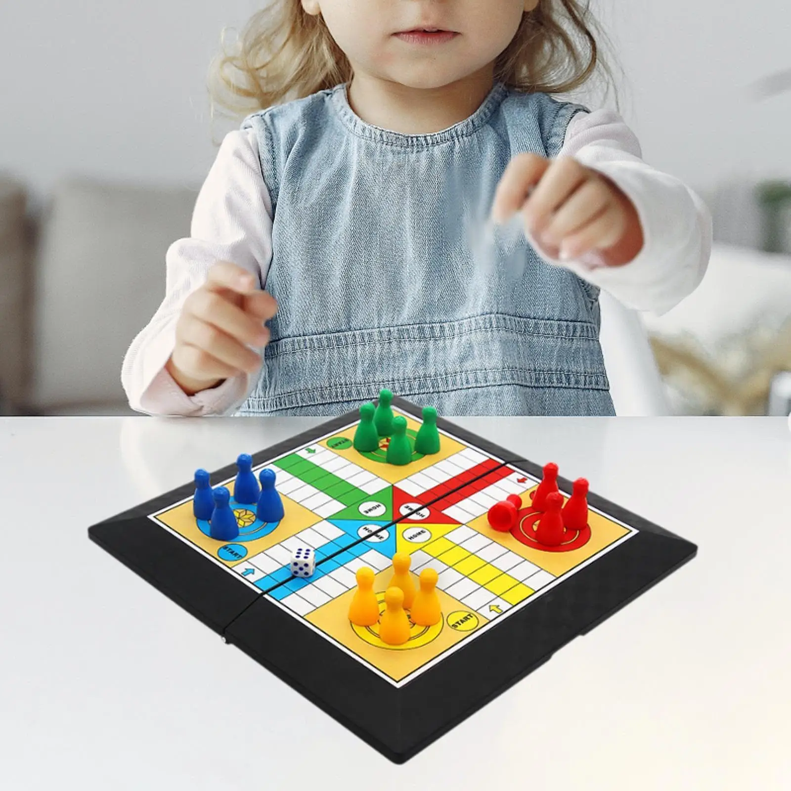 Ludo Classic Toy Board Game Strategy Game for Family Kids Entertainment Ludo Classic Toy Board Game Strategy Game for Family Kids Entertainment