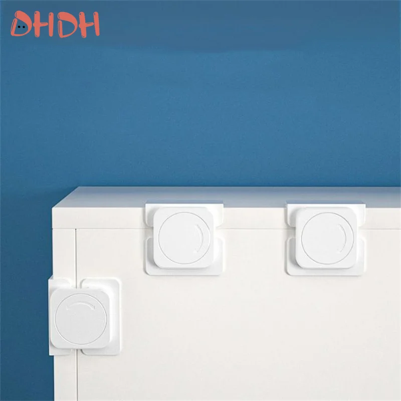 Cerradura de seguridad para niños y bebés, multifuncional, para horno, microondas, armario, cajón, refrigerador, muebles, seguridad para niños, 1-10 Uds. - imagen 4