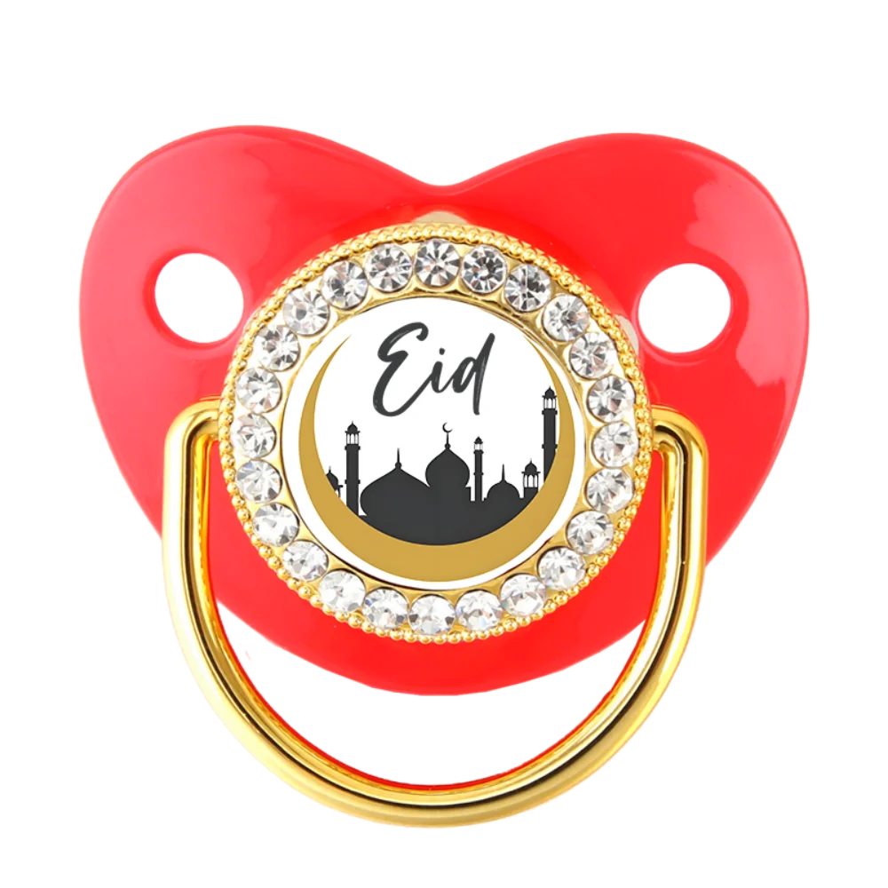 [Juguetes para masticar para recién nacidos] chupete musulmán para bebés, pezones de silicona para bebés sin bisfenol, juguetes para la dentición para recién nacidos, Navidad - imagen 5