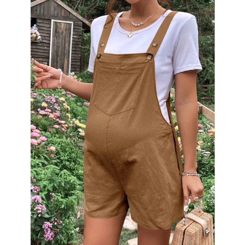 Mono de maternity verano – Algodón natural para embarazadas - imagen 4