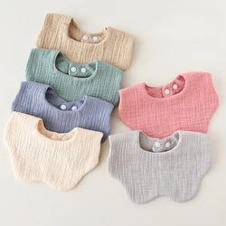 Babero suave de algodón para bebé – Transpirable y absorbente