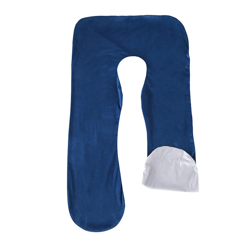Funda almohada embarazada U forro polar lavable – dormir de lado - imagen 5