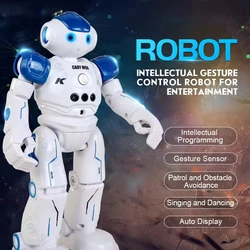 Robot inteligente con control remoto y programación para niños