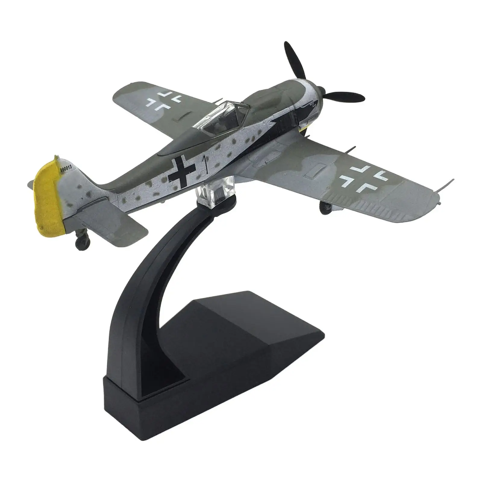 1/72 fw190 Home Decor Tabletop Decor Fighter Model for Gift Collectables