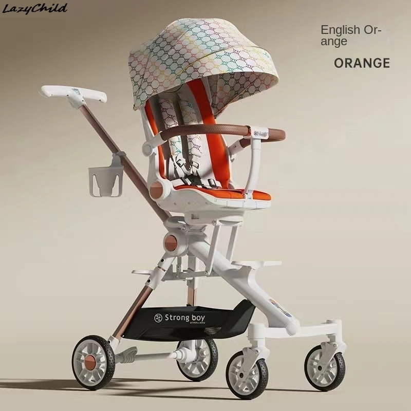 LazyChild Silla de paseo plegable ligera para bebés - imagen 3